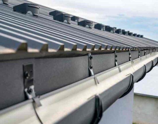 Gutters on a Metal Roof