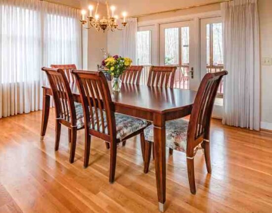 wood dining table